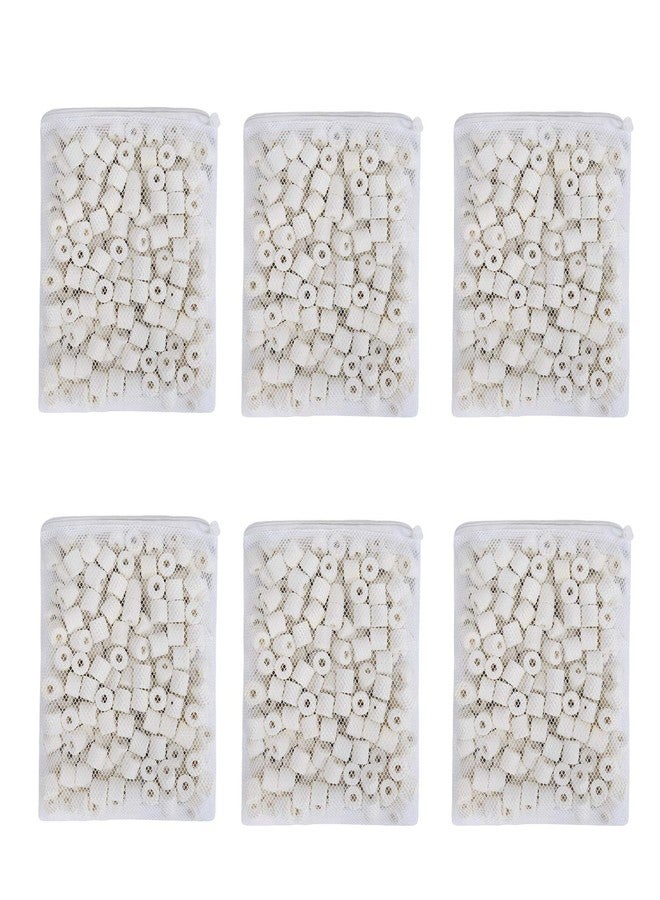 ALEGI Aquarium Premier Bulk Bio Ceramic Rings Filter Media for Fresh Water, Sea Water Fish Tank Canister Filter,Koi Fish Pond Reef Filter (6 lbs) - Image 1